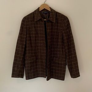 Vintage Plaid Blazer